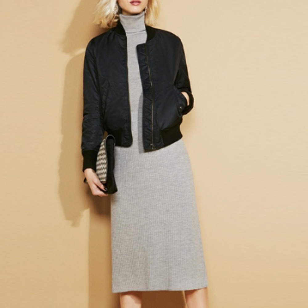 NWOT Uniqlo Ribbed Sweater dress Size S